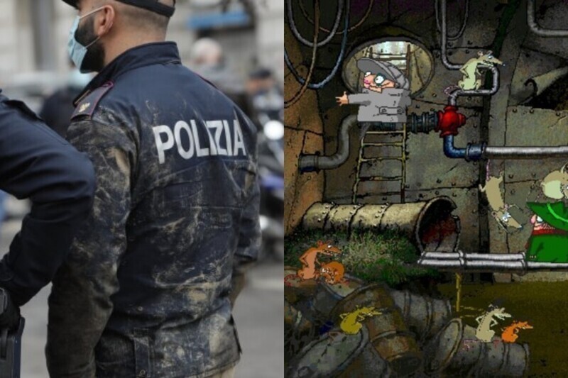 Грабители вылезли из канализационного люка и обчистили банк в Милане