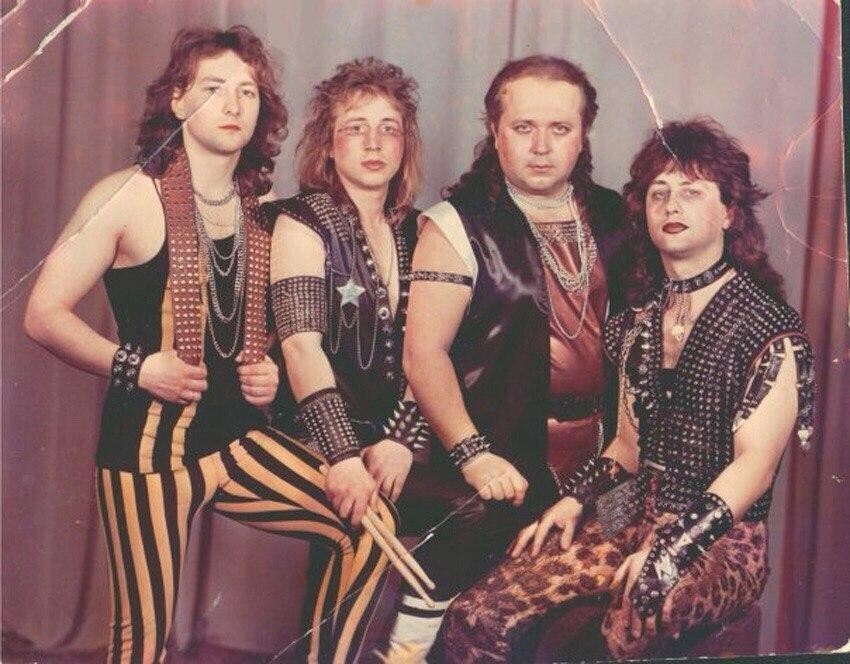 Белорусская метал–группа УДАР», 80–ые
