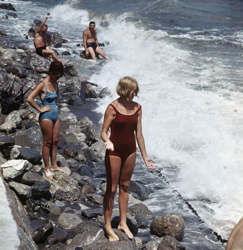 Пляж в Ялте, 1966 гᴏд