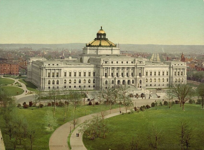 Библиотека Конгресса в 1902 году