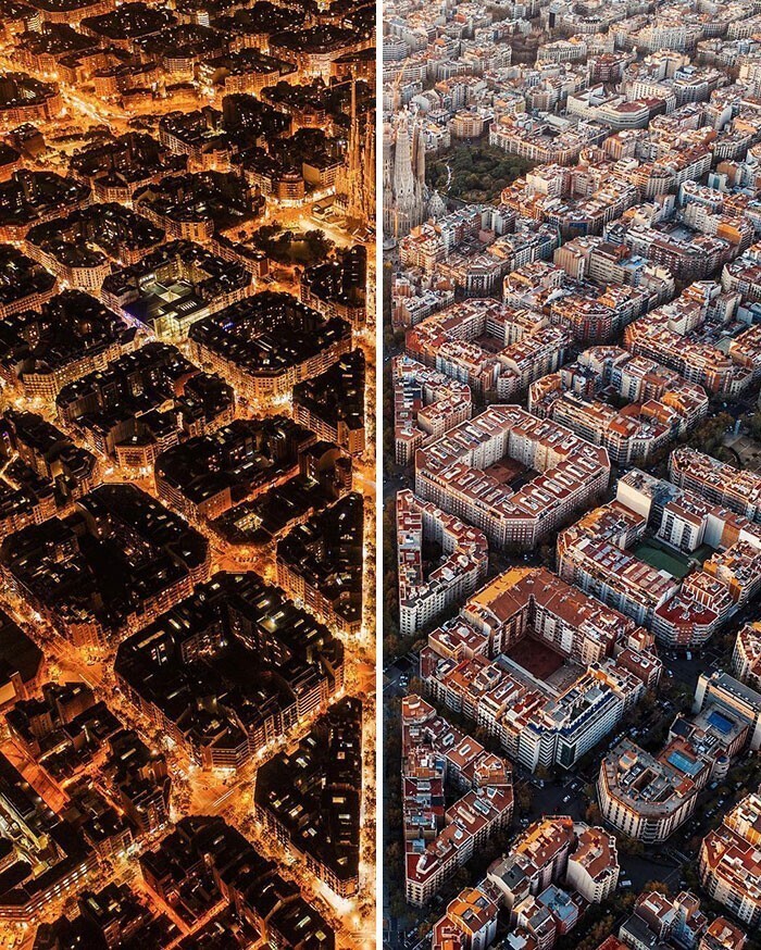 Ночь и день в Барселоне