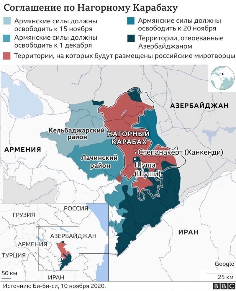 Почему в соглашении нет вопроса о статусе Карабаха? 