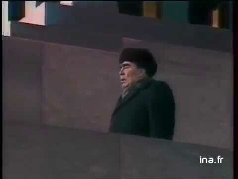 Бардак на похоронах Брежнева