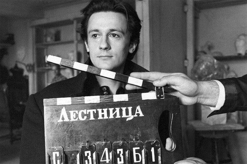 Олег Меньшиков на съемочной площадке. 15 июня 1992 года.