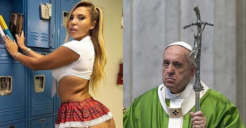 «Святой лайк» от папы Римского появился под откровенной фотографией бразильской модели