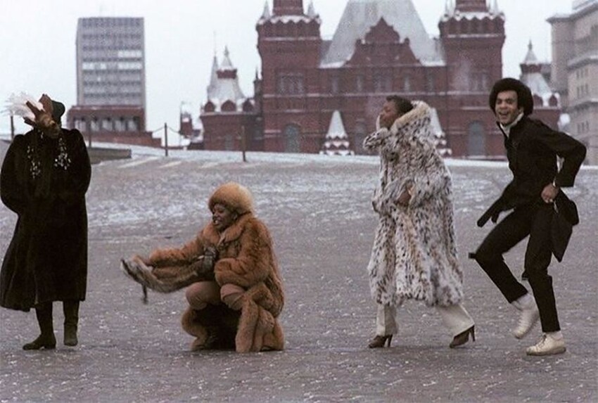 «Бони Эм» на Красной площади, 1978 год, г. Москва