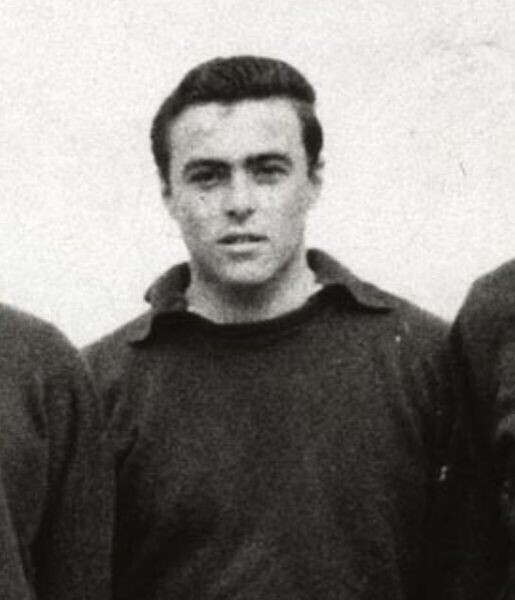 Молодой вратарь Лучано Паваротти, середина 50-х.
