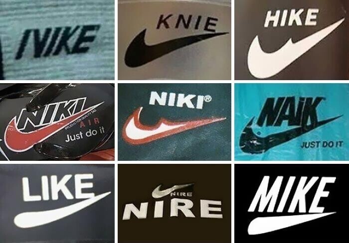 Тысяча и одна попытка научиться писать слово Nike