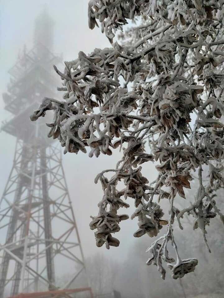 Невероятный зимний пейзаж в Чехии