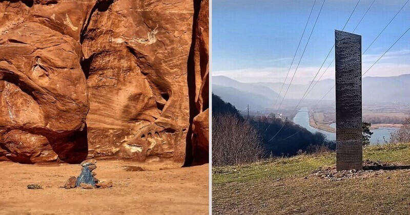 Загадочный столб убрали из американской пустыни, но похожий появился в Румынии