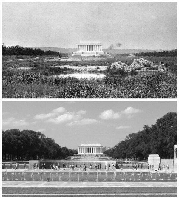 Мемориал Линкольна, 1922 и 2016 годы