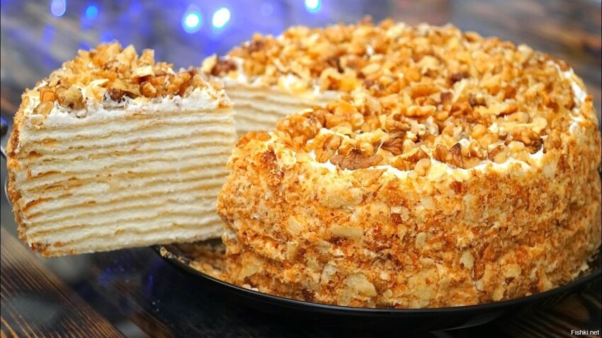 Торт "Наполеон" – один из любимых десертов