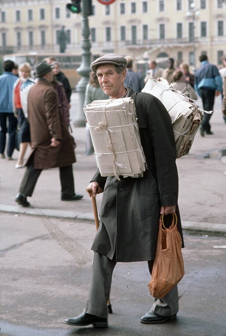 Прогулка по Ленинграду 1987 года