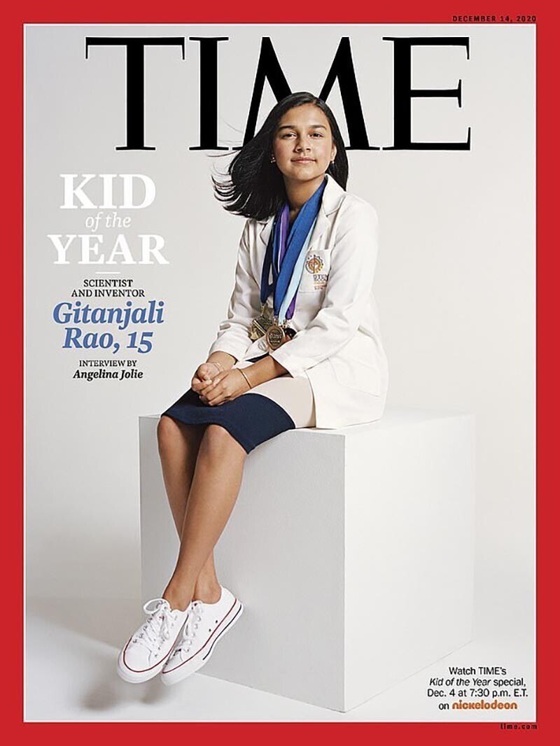 Гитанджали Рао — первый ребёнок, украсивший обложку журнала TIME
