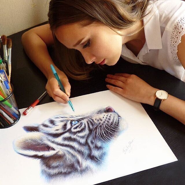 Очаровательные животные от художницы Kate Mur