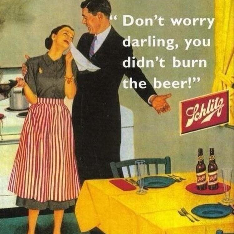 Не переживай дорогая, хоть пиво не подгорело
