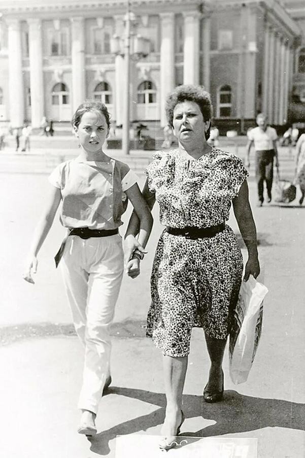Жанна Фриске (Копылова) с мамой Ольгой Владимировной .