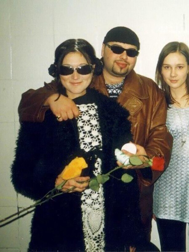 Певица Светлана Гейман (Линда) и композитор, музыкальный продюсер Максим Фадеев 1996 год.