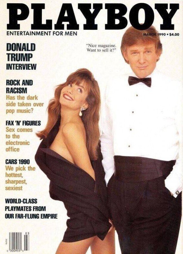 Дональд Трамп на обложке журнала Playboy. 1990 г.