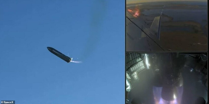 Ракета Starship компании Илона Маска взорвалась при посадке