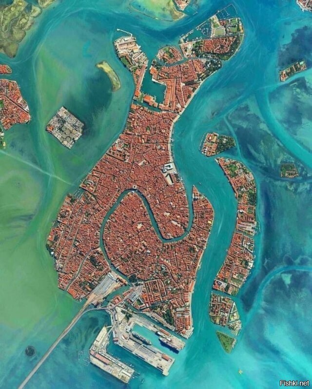 Венеция, вид сверху