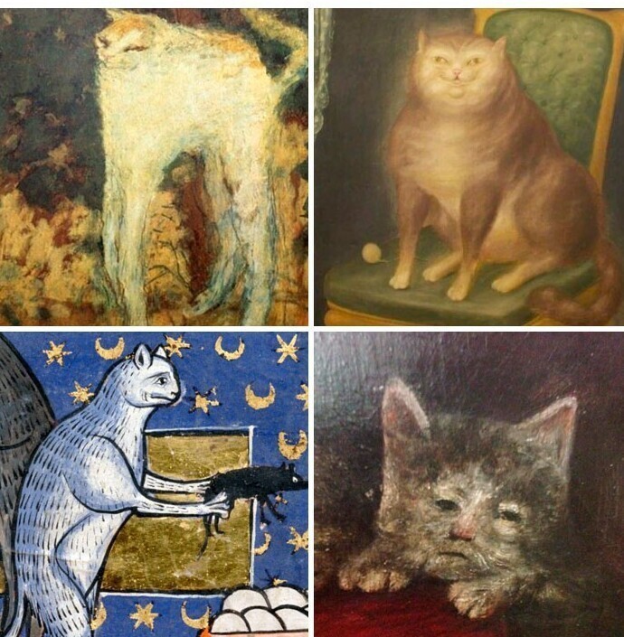 Почему в Средневековье не умели рисовать кошек?