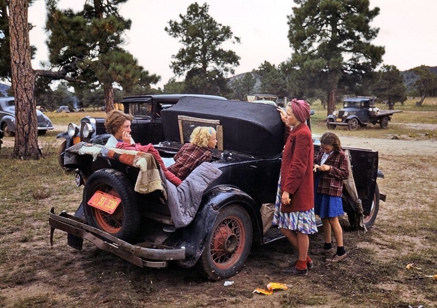 Жизнь простых американцев, ярмарка в Pie Town, штат Нью-Мексико, 1940: