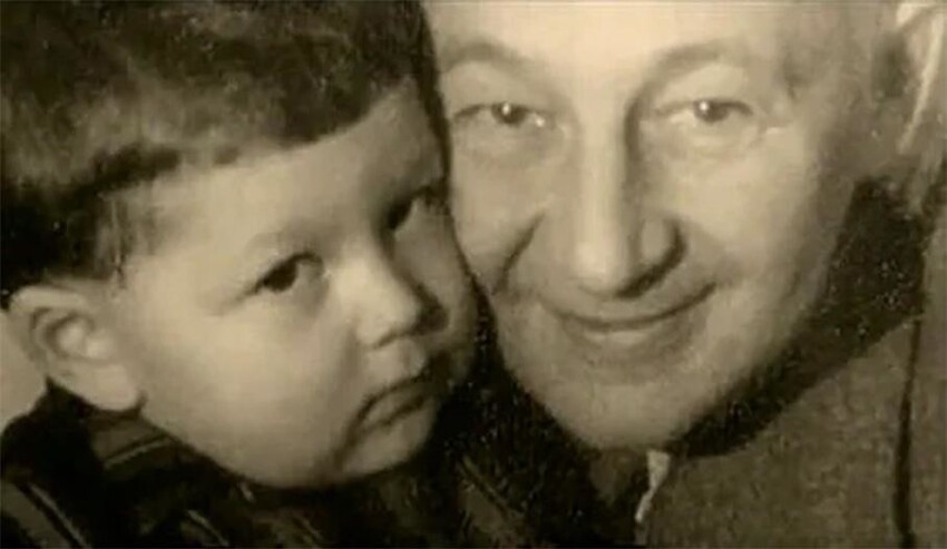 Сева Абдулов с папой Осипом Наумовичем.