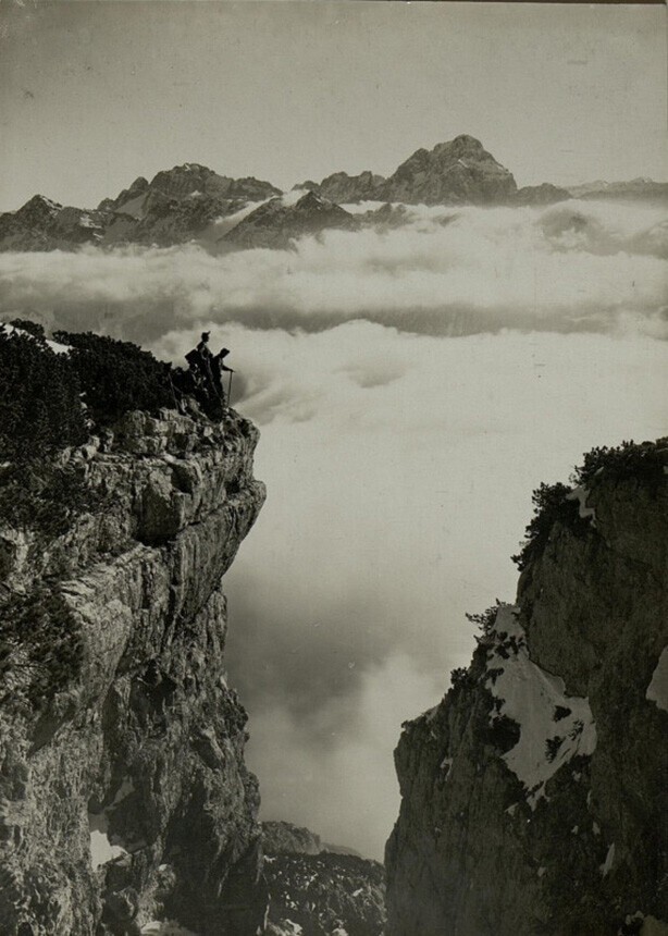 Австро-венгерские часовые на горе Монте-Гисниц. Первая мировая война, 1916 г