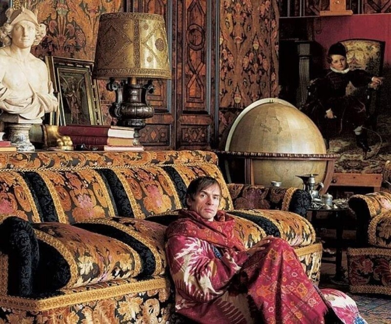 Рудольф Нуреев в своей квартире на набережной Вольтера в Париже. Фото: Дерри Мур