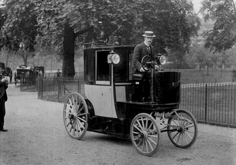 Лондонское электротакси, 1897 г.