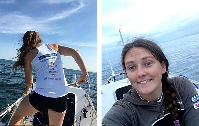 21-летняя девушка собирается проплыть через Атлантику, преодолев более 4800 км