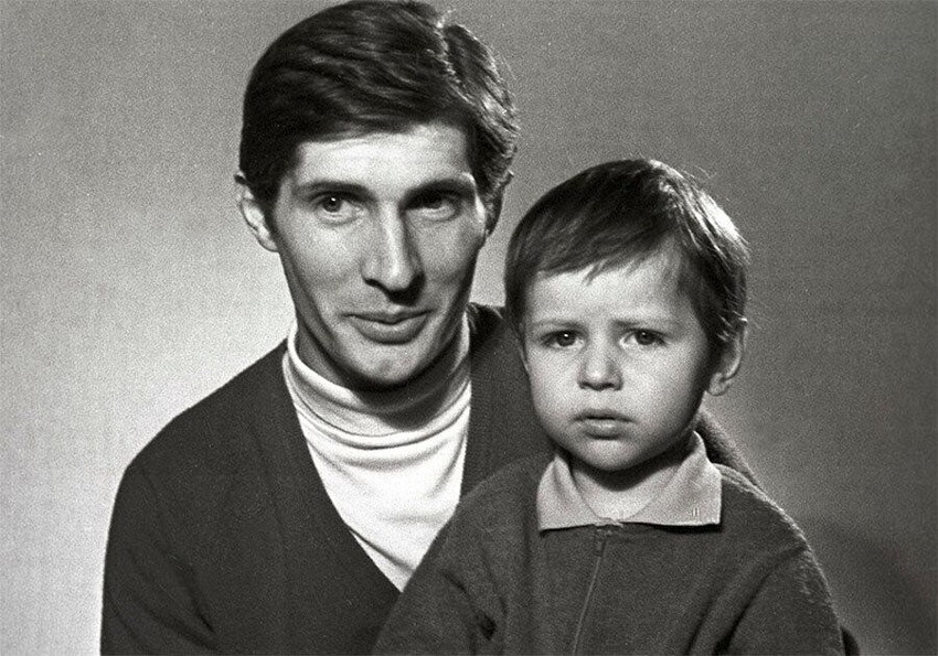 Игорь Ясулович с сыном.
