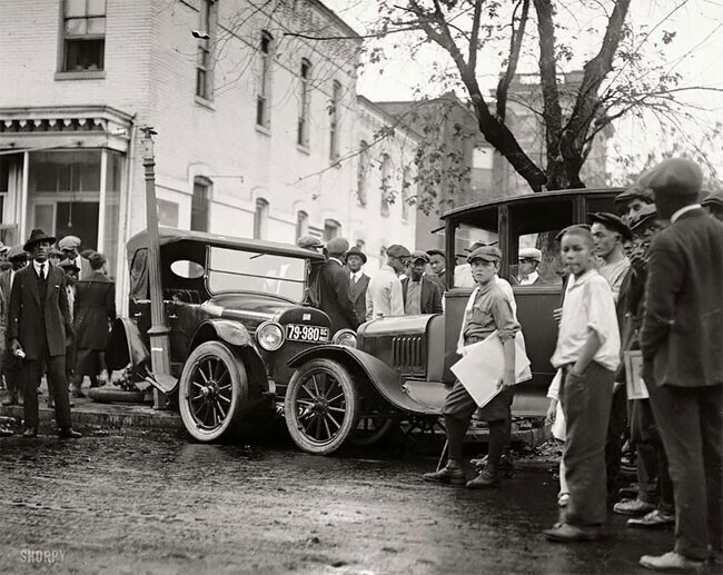 Автокатастрофа, 1922 год