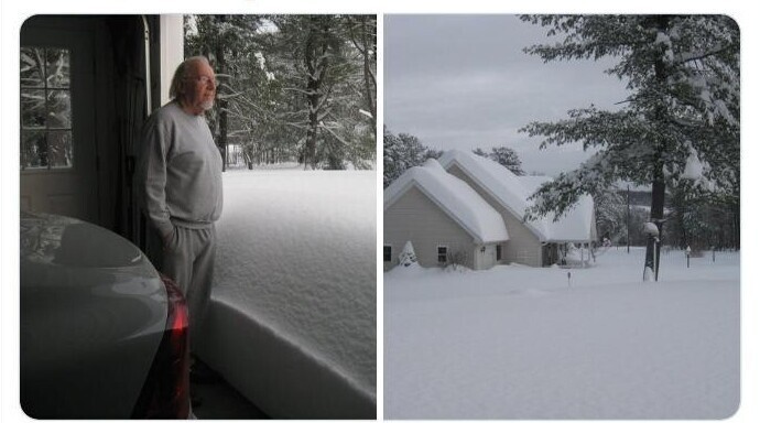 "У нас метр снега перед домом"