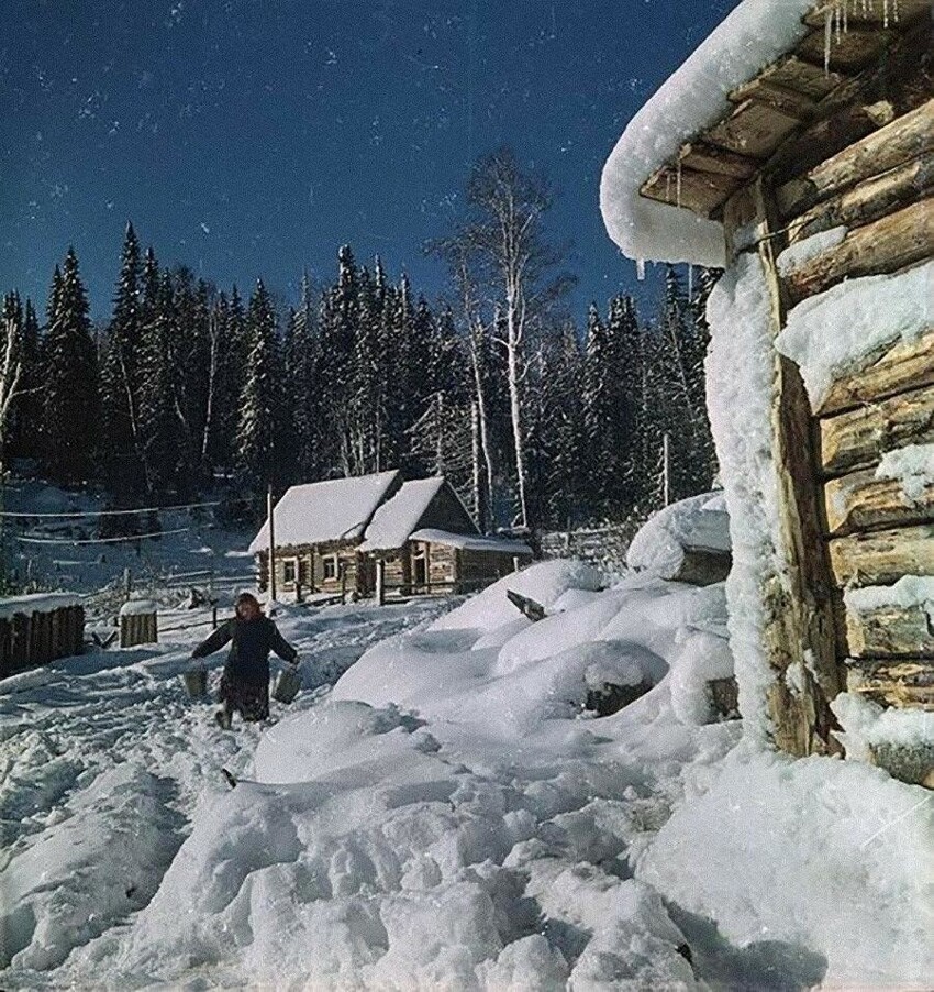 3. Зима в деревне, 1950-е
