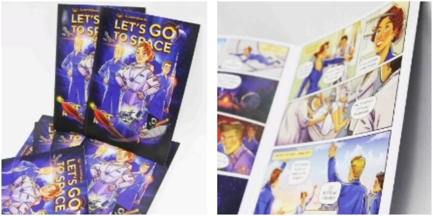 Главкосмос выпустил комикс про сильную и независимую женщину-космонавта