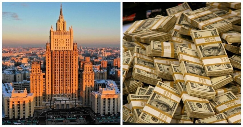 Из главного здания МИД России украли миллион долларов, который лежал в коробке из-под водки