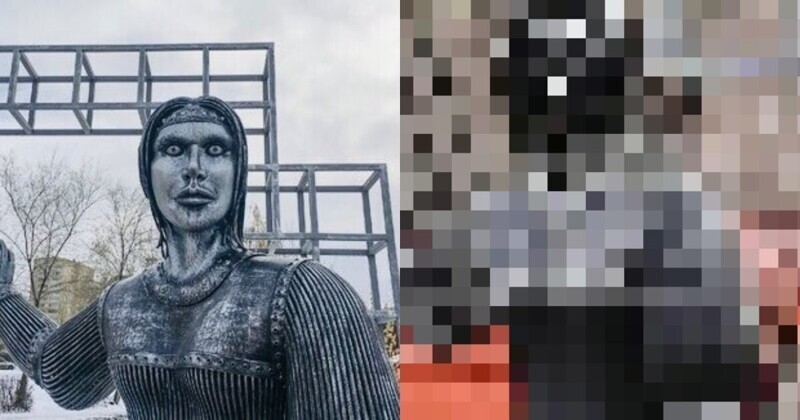 Страшнее Апокалипсиса: в Сети появилось фото первой версии памятника Аленке