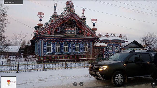 Необычный дом, построенный русским кузнецом