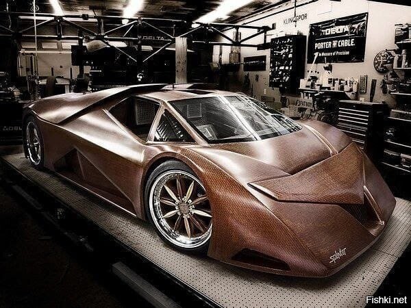 Первый в мире деревянный спортивный автомобиль