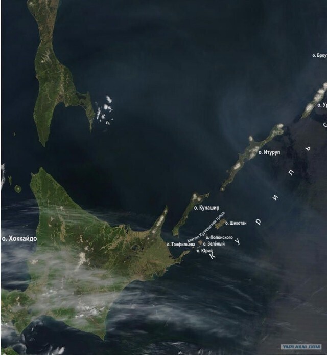 Япония решила отсканировать Южные Курилы через спутник