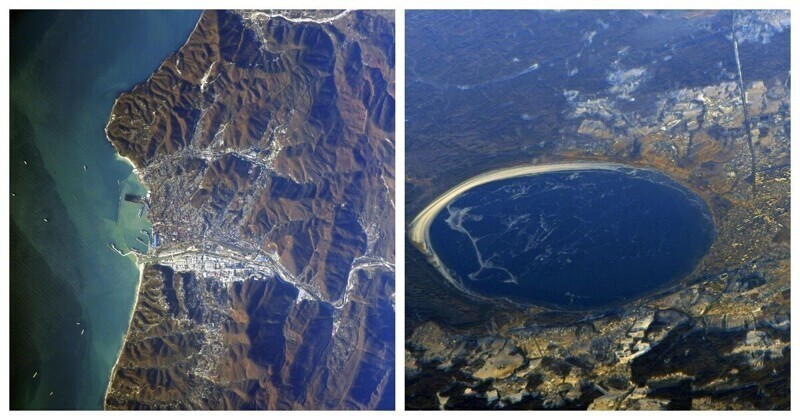 Космонавт показывает землянам, как выглядят российские города из космоса
