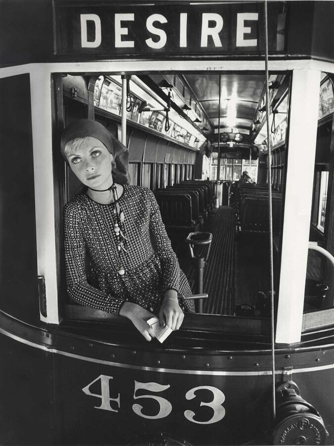 нварь 1971 года. Британский Vogue. Трамвай "Желание". Фото Norman Parkinson.