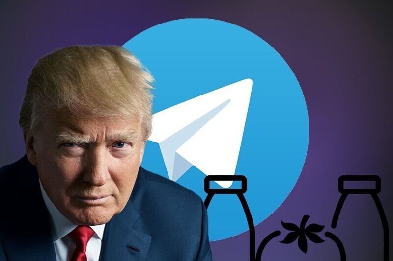 В Телеграме появился аккаунт с постами Трампа