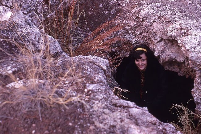 Девушка в Алебастровых пещерах, Оклахома, 1968 год