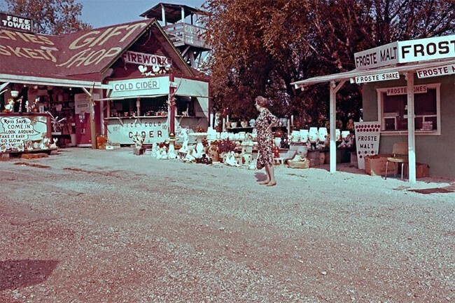Сувенирный магазин Chula Vista, Брэнсон, штат Миссури, 1962 год