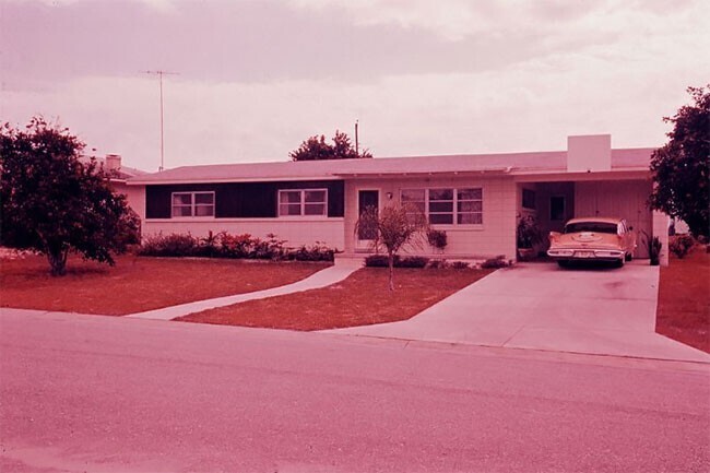 Дом и машина, Деленд, Флорида, 1962 год