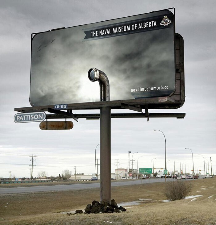Реклама морского музея Альберты
