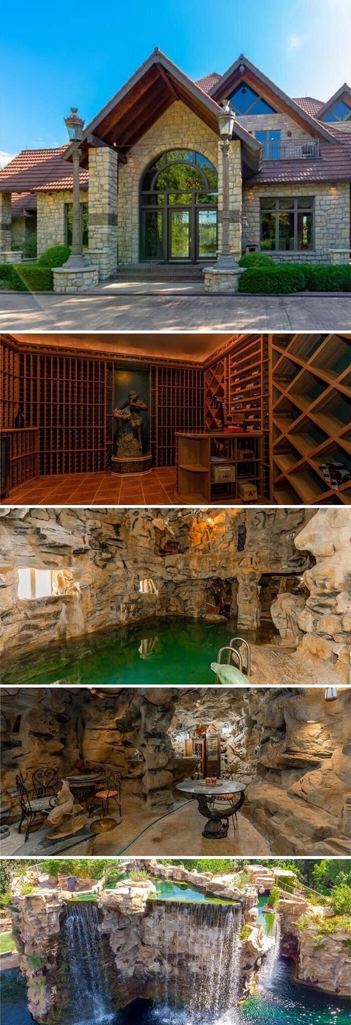Дом за $10 900 000 с подводными туннелями для ныряния с аквалангом